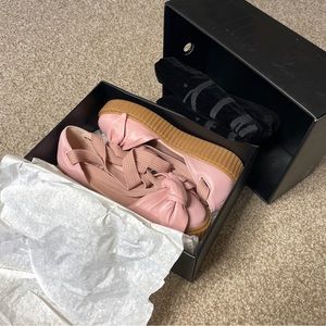 BRAND NEW NEVER WORN Pink Fenty x Puma Platform Ballet Sandals Size 9
